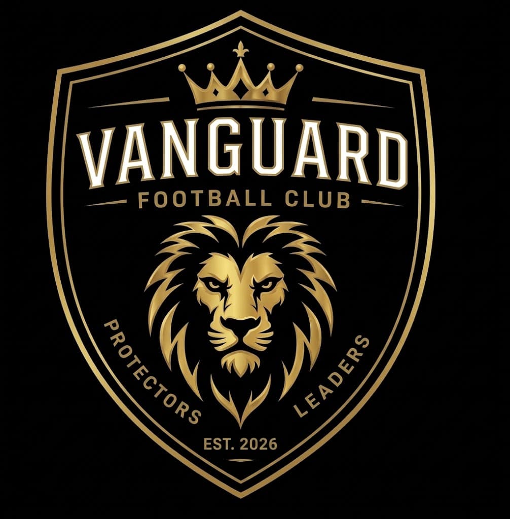 Vanguard Lions FC youth soccer mascot - Diamond Hill athletic identity